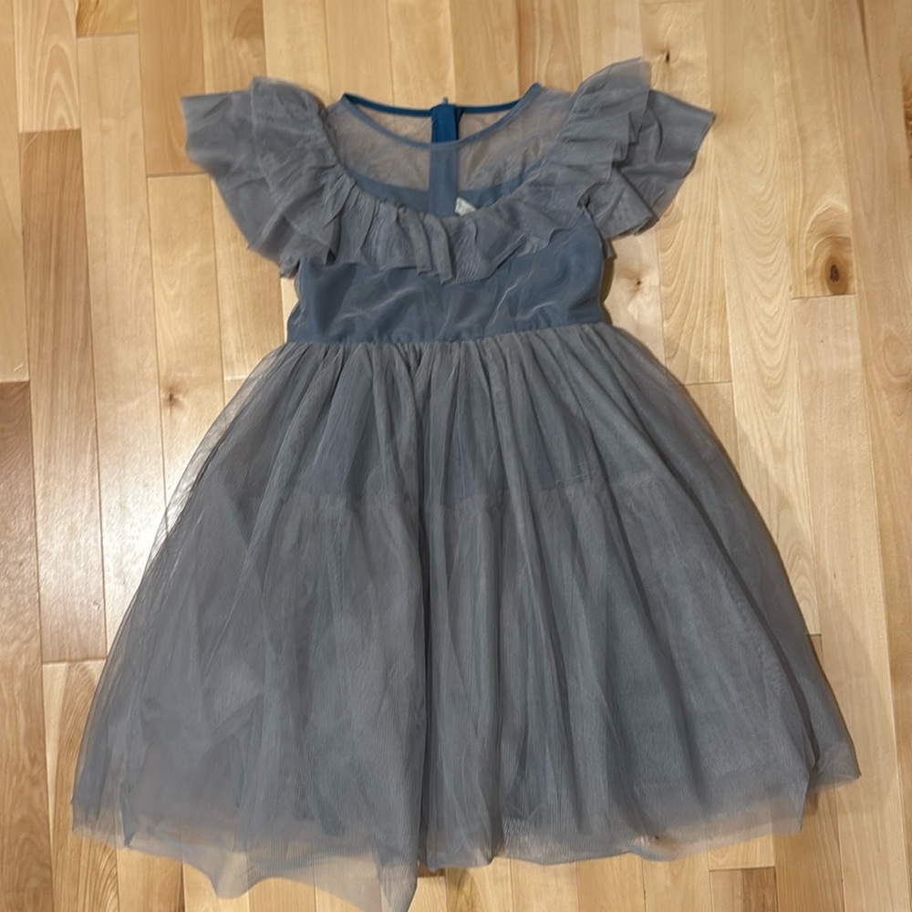 Mini Boden grey formal dress